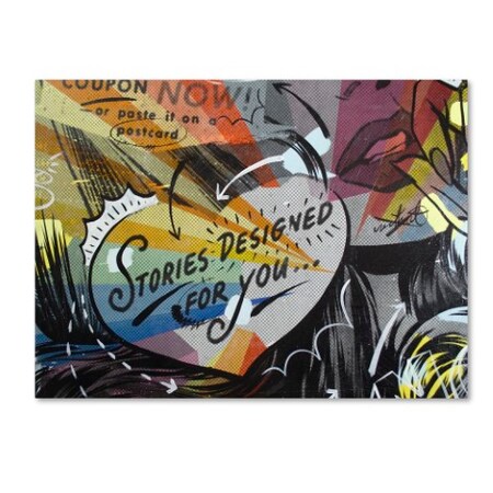 Trademark Fine Art Dan Monteavaro 'Coupon Stories' Canvas Art, 35x47 ALI0950-C3547GG